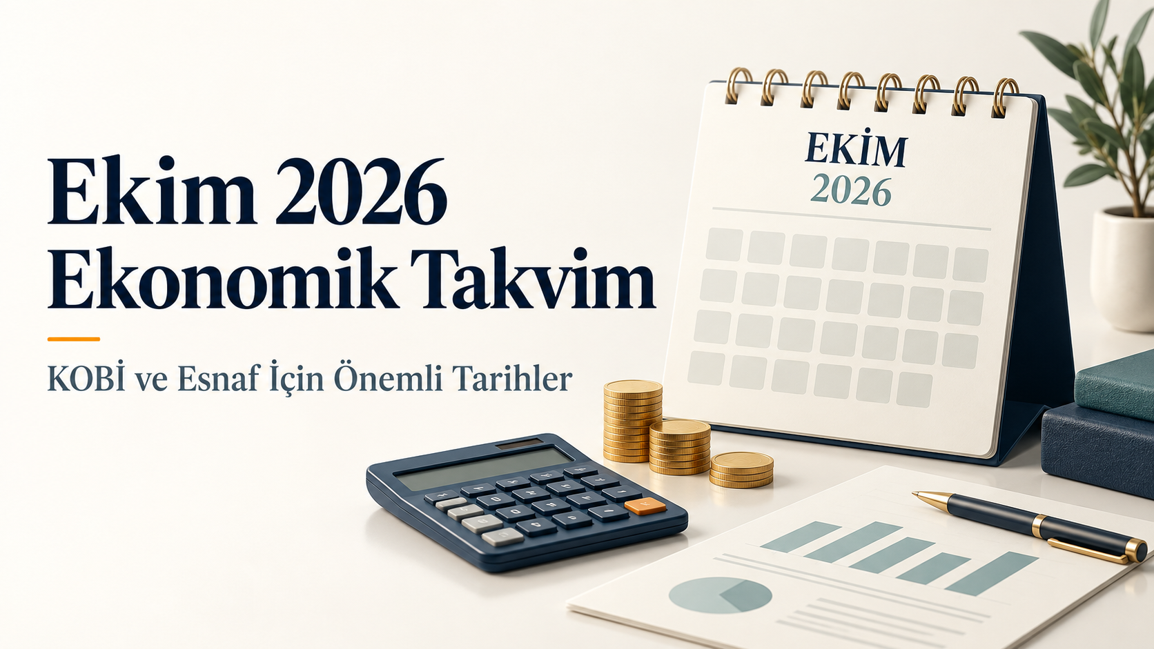 Ekim 2026 Ekonomik Takvimi: KOBİ ve Esnafın Takip Etmesi Gereken Önemli Tarihler
